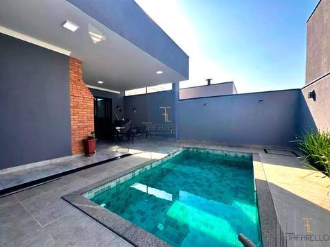 Casa térrea à venda no Condominio Villa do Sol em Valinhos/SP – 3 suítes, área gourmet e piscina